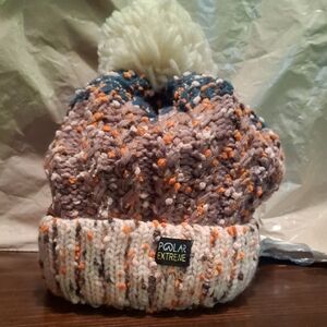 Polar Extreme Kids' Knit Beanie with Pom-Pom